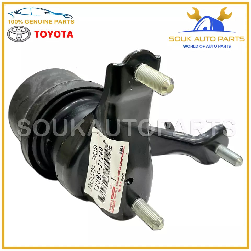 12362-31040 Genuine Toyota INSULATOR, ENGINE MOUNTING, RH(FOR TRANSVERSE ENGINE)