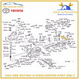 22390-6A511 Genuine Toyota FUEL CUT SOLENOID ASSY 223906A511 OEM
