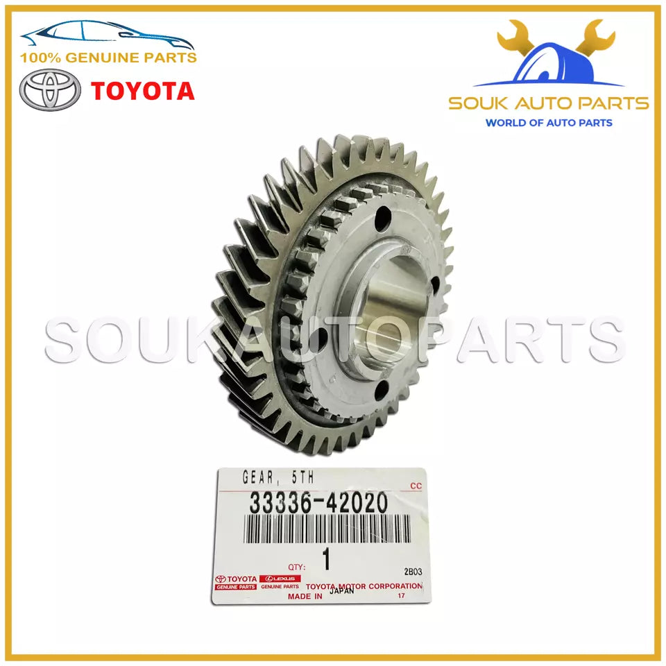 33336-42020 Genuine Toyota GEAR, 5TH 3333642020 OEM CAMRY COROLLA