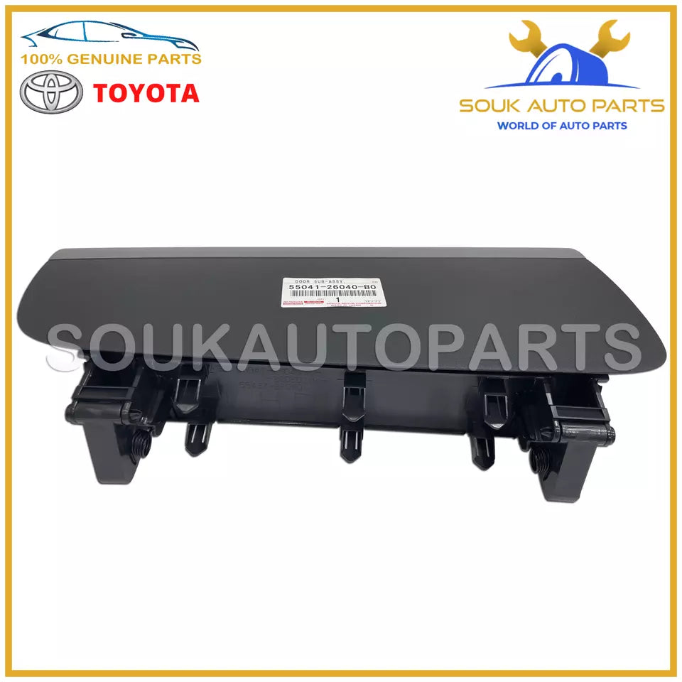 55041-26040-B0 Genuine Toyota INSTRUMENT PANEL BOX DOOR ASSY, NO.1 5504126040B0