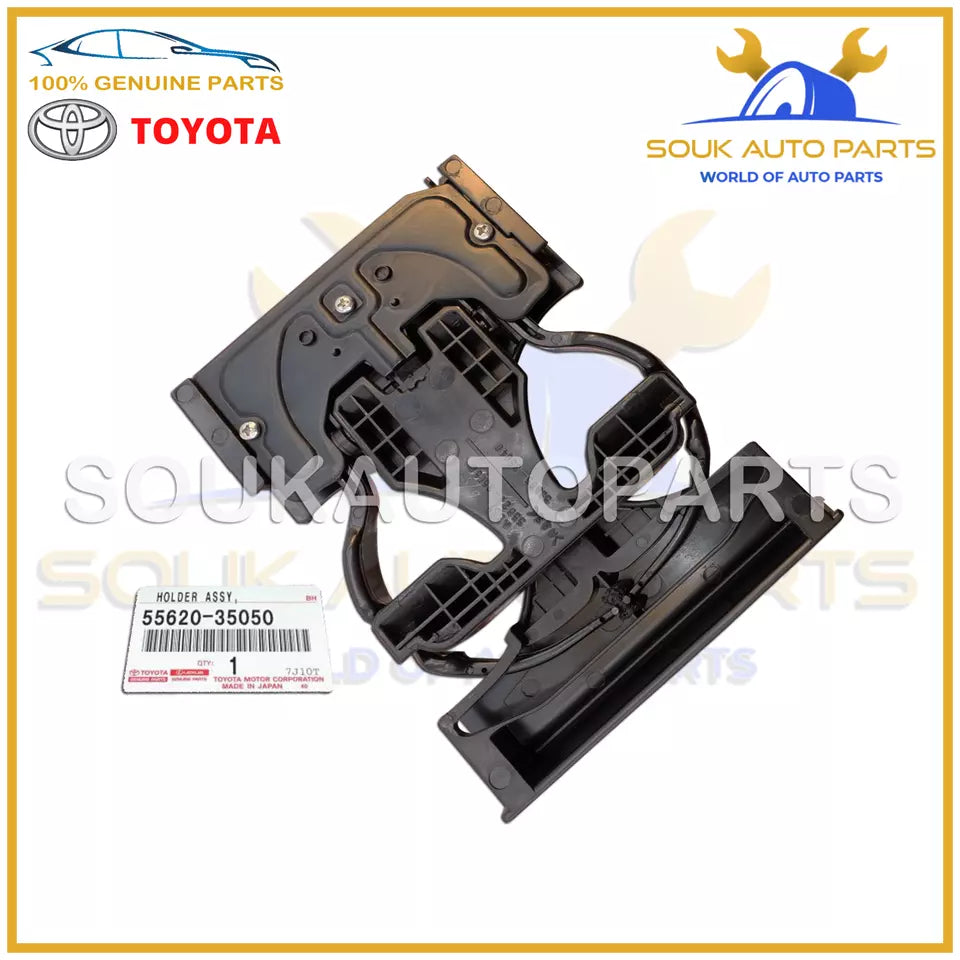55620-35050 GENUINE Toyota DUAL PULL OUT CUP HOLDER DASH MOUNTED, 5562035050 OEM