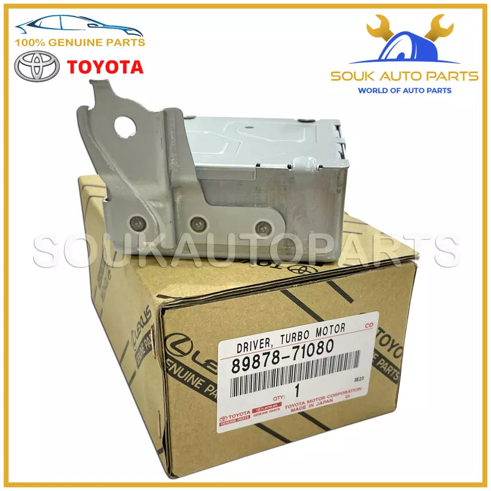 89878-71080 Genuine Toyota DRIVER, TURBO MOTOR 1KD-FTV HILUX FORTUNER