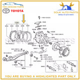 43204-60032 Genuine Toyota SEAL SUB-ASSY, STEERING KNUCKLE OIL 4320460032 OEM