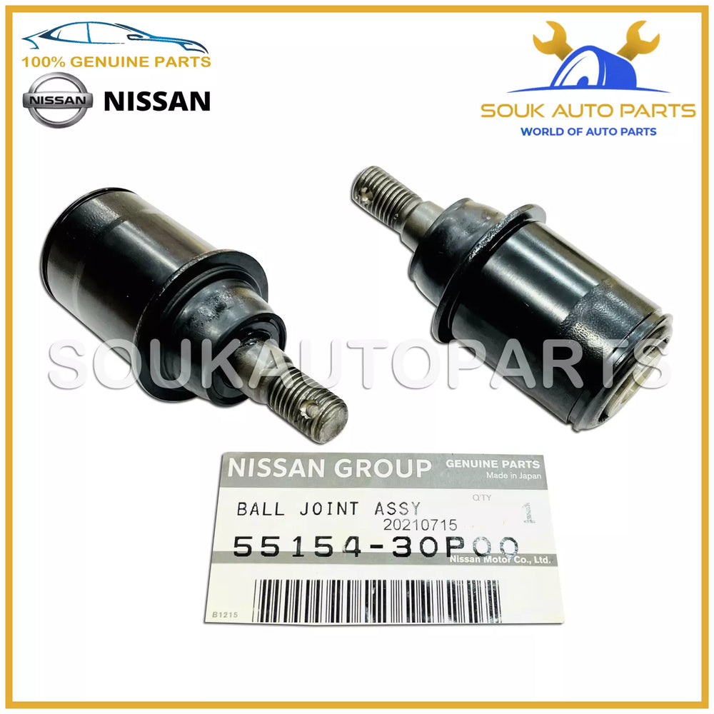 55154-30P00 Genuine Nissan BALL JOINT ASSY-REAR AXLE (2 Pcs Set) 5515430P00 OEM