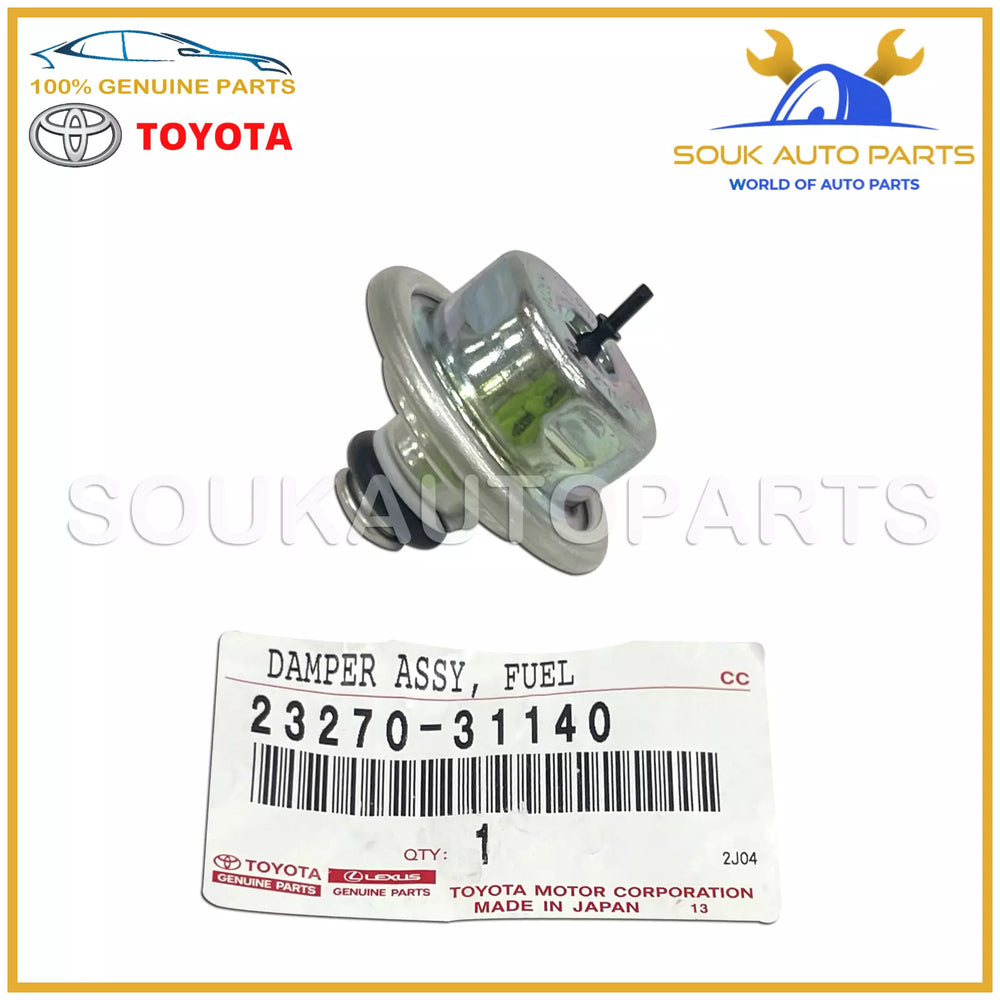 23270-31140 Genuine Toyota DAMPER ASSY, FUEL PRESSURE PULSATION 2327031140 OEM