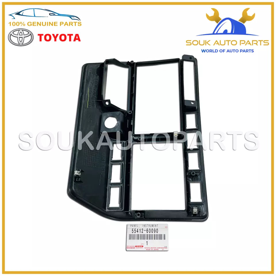55412-60090 Genuine Toyota PANEL, INSTRUMENT CLUSTER FINISH, CENTER 5541260090