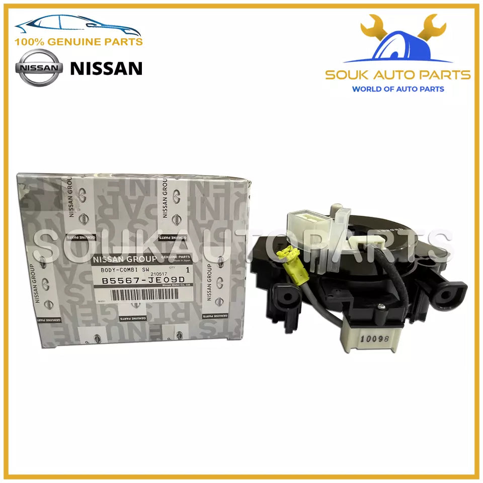 B5567-JE09D Genuine Nissan BODY-COMBINATION SWITCH B5567JE09D OEM X-TRAIL QR25DE