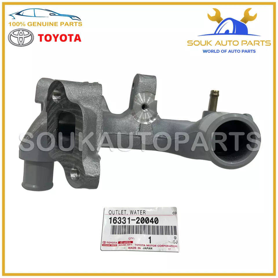 16331-20040 Genuine Toyota OUTLET, WATER 1MZ-FE 2MZ-FE Lexus ES300