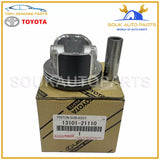 13101-21110 Genuine Toyota PISTON SUB-ASSY W/PIN 1310121110 OEM PRIUS