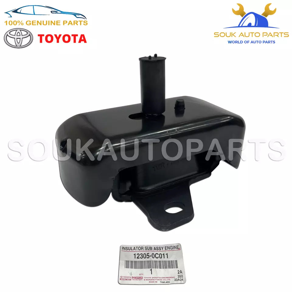 12305-0C011 Genuine Toyota INSULATOR, ENGINE MOUNTING, FRONT 123050C011 OEM