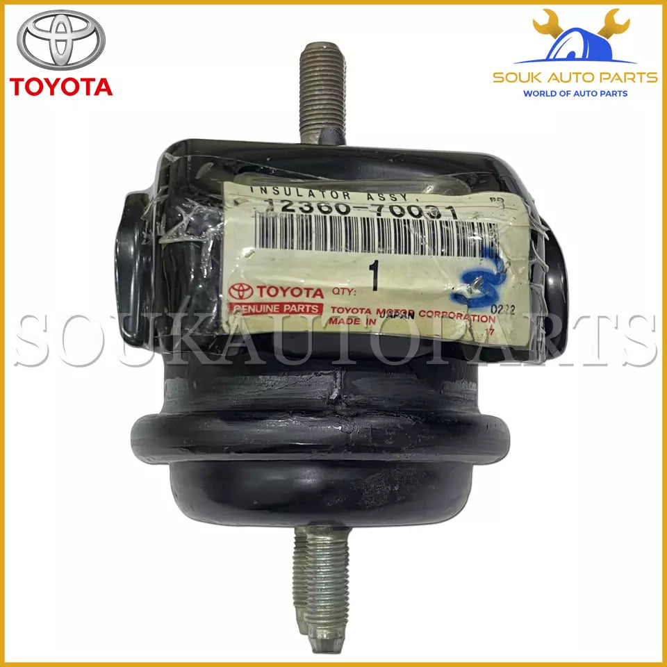 12360-70031 Genuine Toyota INSULATOR ASSY, ENGINE MOUNTING FRONT