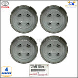 4260B-60370 Genuine Toyota ORNAMENT ASSY, WHEEL HUB SET OF 4 Pcs 4260B60370 OEM