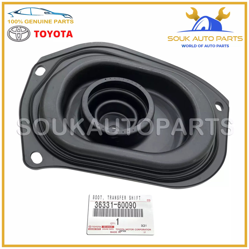 36331-60090 Genuine Toyota BOOT, TRANSFER SHIFT LEVER, NO.2 3633160090 OEM