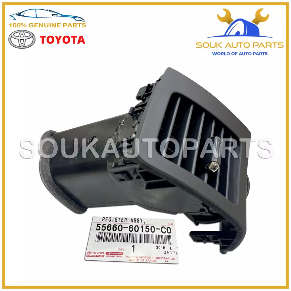 55660-60150-C0 Genuine Toyota REGISTER ASSY, INSTRUMENT PANEL, NO.2