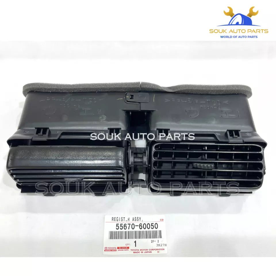 55670-60050 Genuine Toyota REGISTER ASSY, INSTRUMENT PANEL, CENTER 5567060050