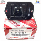 87138-26160 Genuine Toyota RESISTOR, BLOWER 8713826160 OEM ZELAS HIACE RAV4