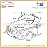75770-24010 Genuine Toyota FRONT HOOD MOULDING 7577024010 OEM