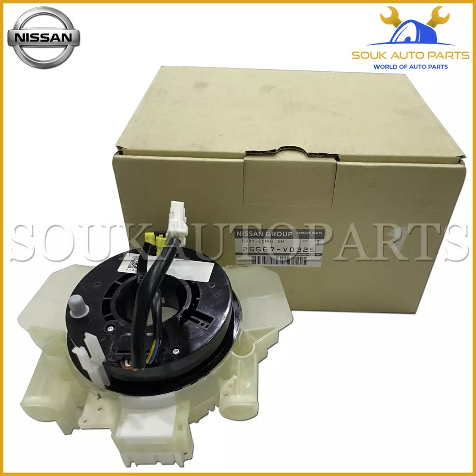 25567-VD325 Genuine Nissan BODY-COMBINATION SWITCH 25567VD325 OEM