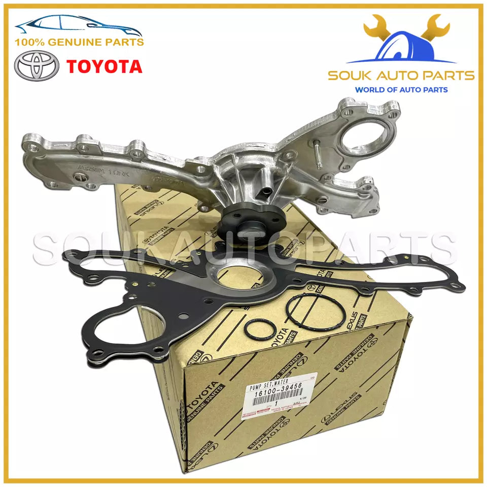 16100-39456 Genuine Toyota PUMP ASSY, ENGINE WATER 2GRFE 1610039456 OEM