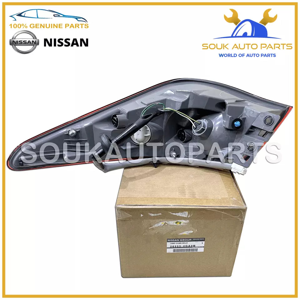 26555-4GA0B Genuine Nissan LAMP COMB RR, LH 265554GA0B