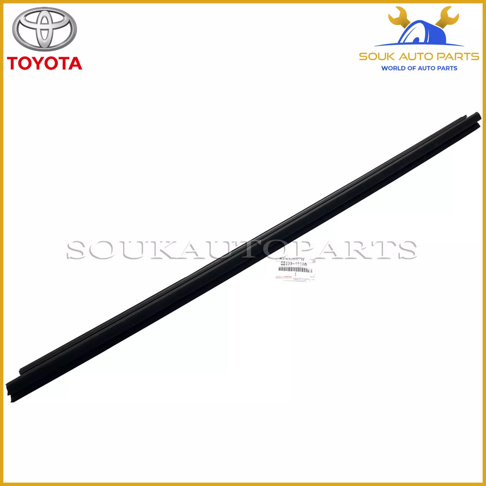 68172-12260 Genuine Toyota WEATHERSTRIP, FR DOOR GLASS, INNER LH 6817212260 OEM