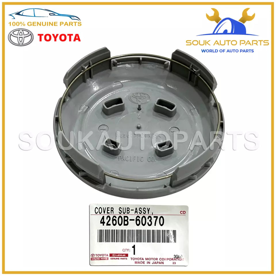 4260B-60370 Genuine Toyota ORNAMENT ASSY, WHEEL HUB Land Cruiser 4260B60370 OEM