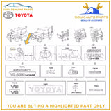 75303-60040 Genuine Toyota HOOD EMBLEM SUB-ASSY 7530360040 OEM LAND CRUISER