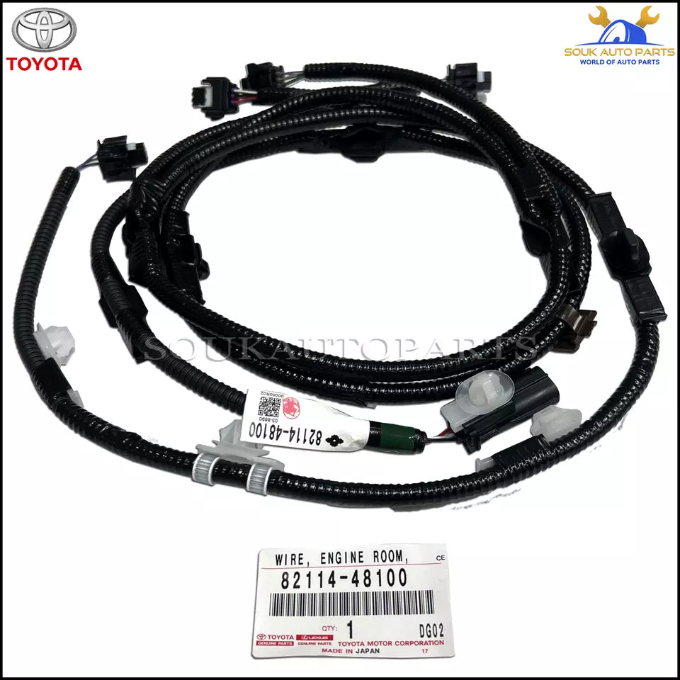82114-48100 Genuine Toyota WIRE, ENGINE ROOM 8211448100 OEM