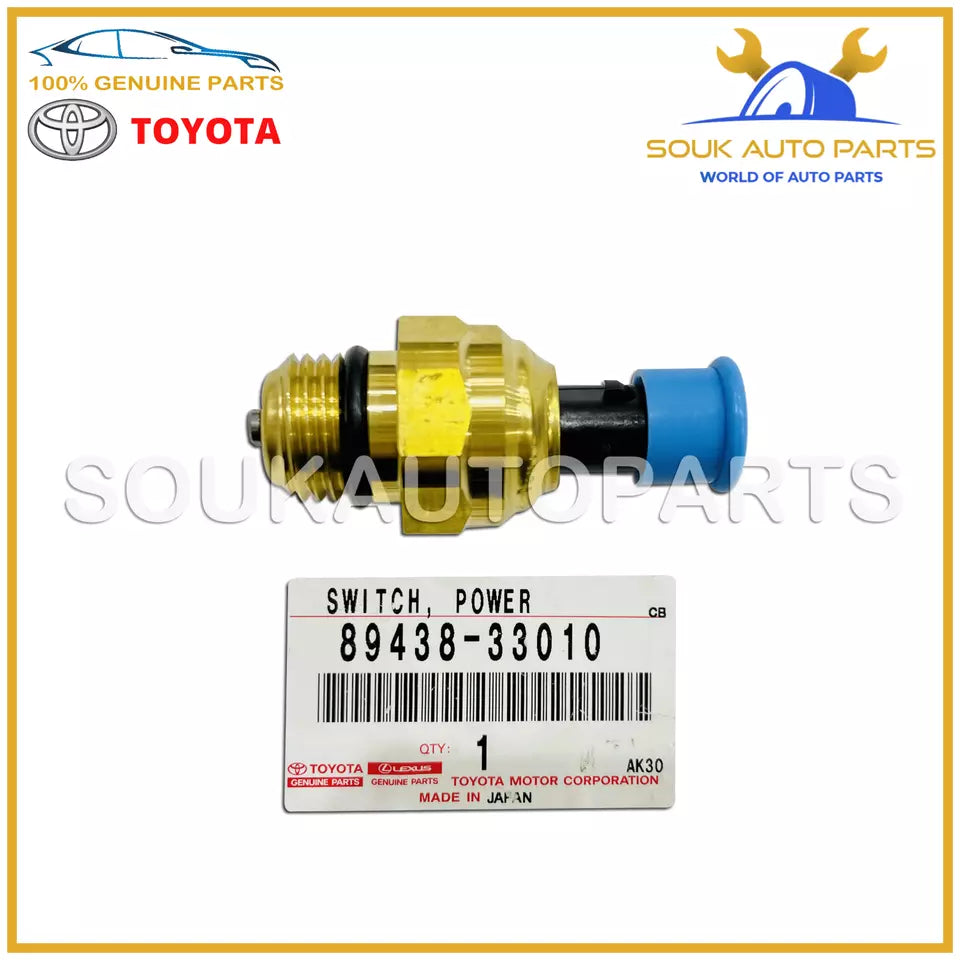 89438-33010 Genuine Toyota SWITCH, POWER STEERING OIL PRESSURE 8943833010 OEM