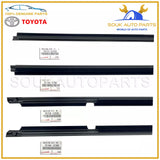 Genuine Toyota FRONT &amp; REAR DOOR BELT MOULDING WEATHERSTRIP SET Corolla 09-12
