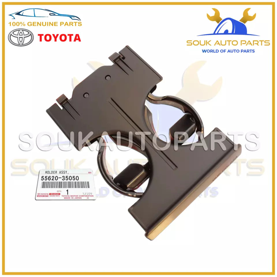55620-35050 GENUINE Toyota DUAL PULL OUT CUP HOLDER DASH MOUNTED, 5562035050 OEM