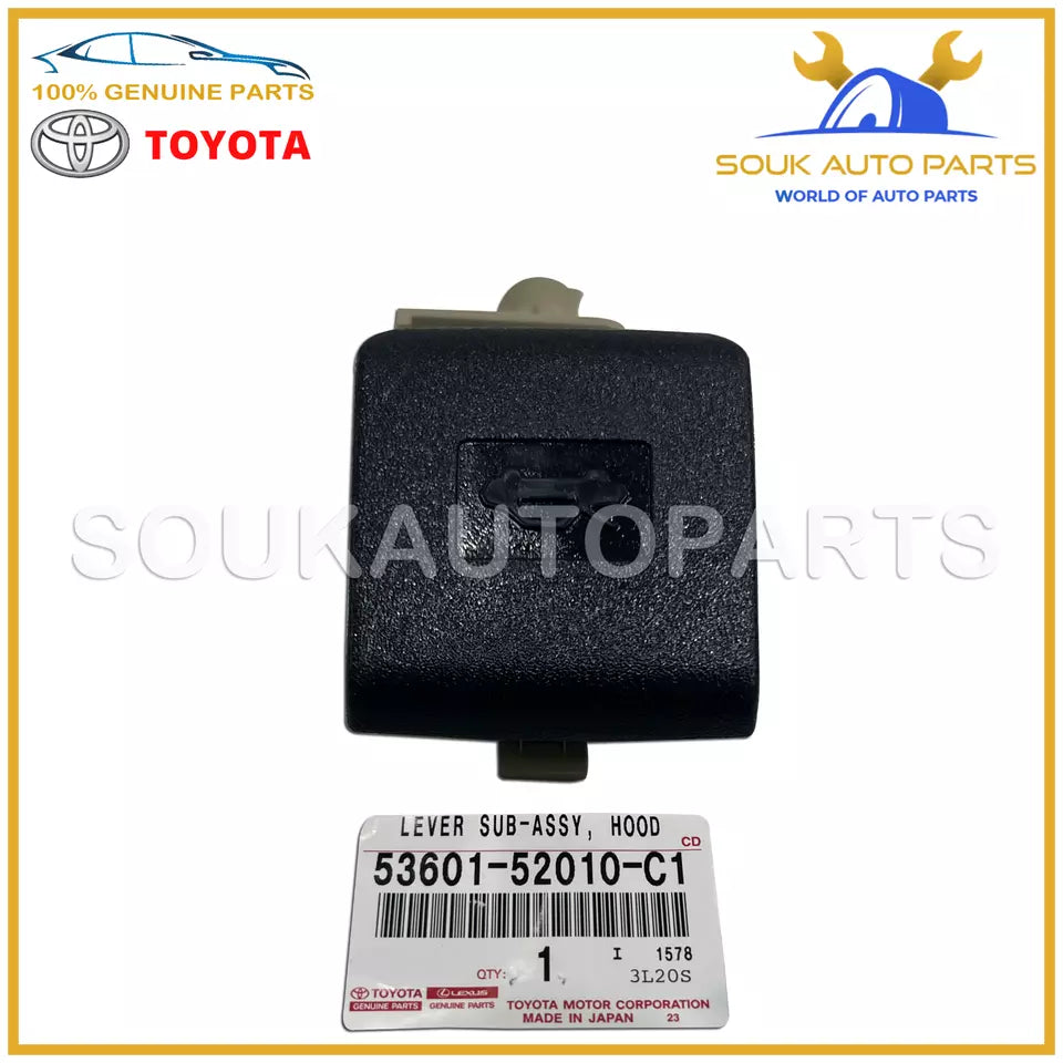 53601-52010-C1 Genuine Toyota LEVER SUB-ASSY HOOD 53601-52010-C1 OEM 4RUNNER