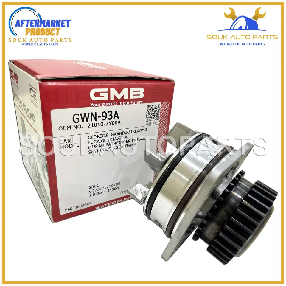 21010-7Y026 WATER PUMP VQ35DE For Nissan MAXIMA ALTIMA V6