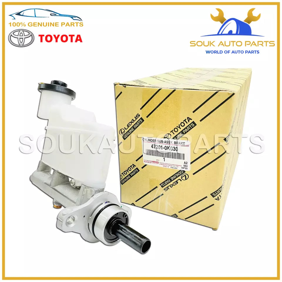 47201-0K030 Genuine Toyota CYLINDER SUB-ASSY, BRAKE MASTER FORTUNER HILUX