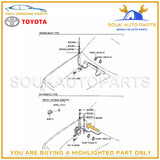 86337-35111 Genuine Toyota POWER ANTENNA MAST 8633735111 OEM