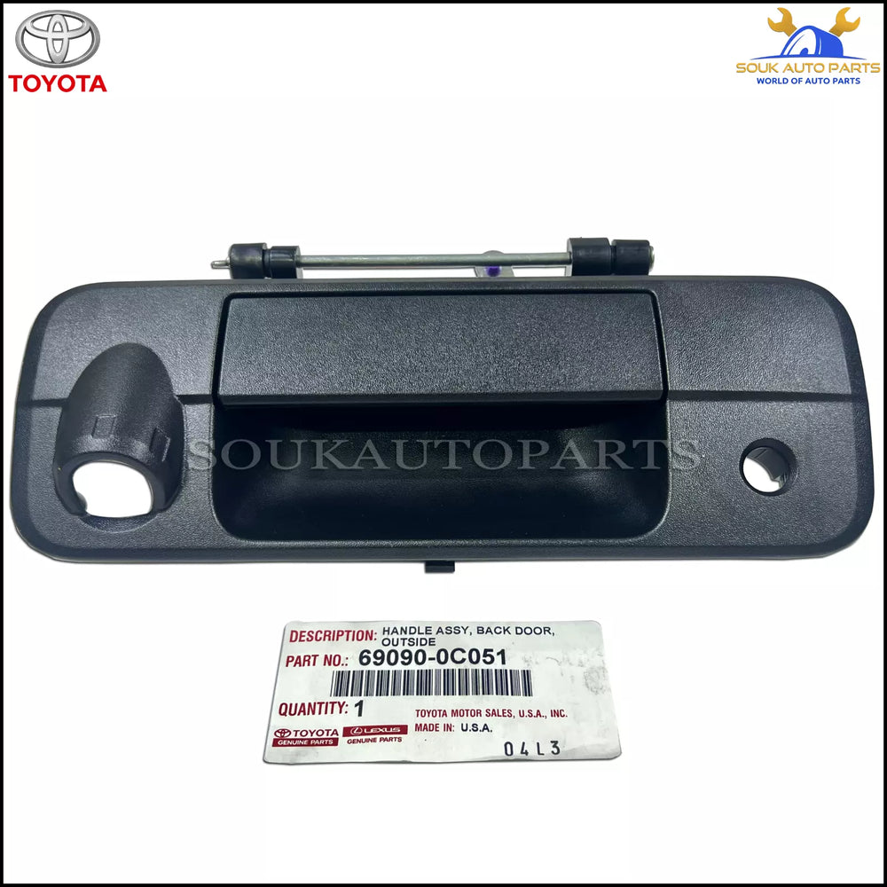 69090-0C051 Genuine Toyota TAILGATE HANDLE W/CAMERA HOLE 690900C051 OEM TUNDRA