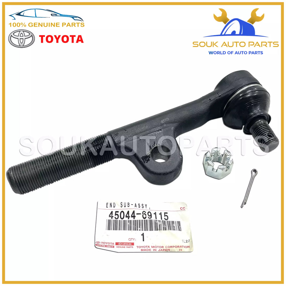 45044-69115 Genuine Toyota END SUB-ASSY, STEERING RELAY ROD, RH 4504469115 OEM