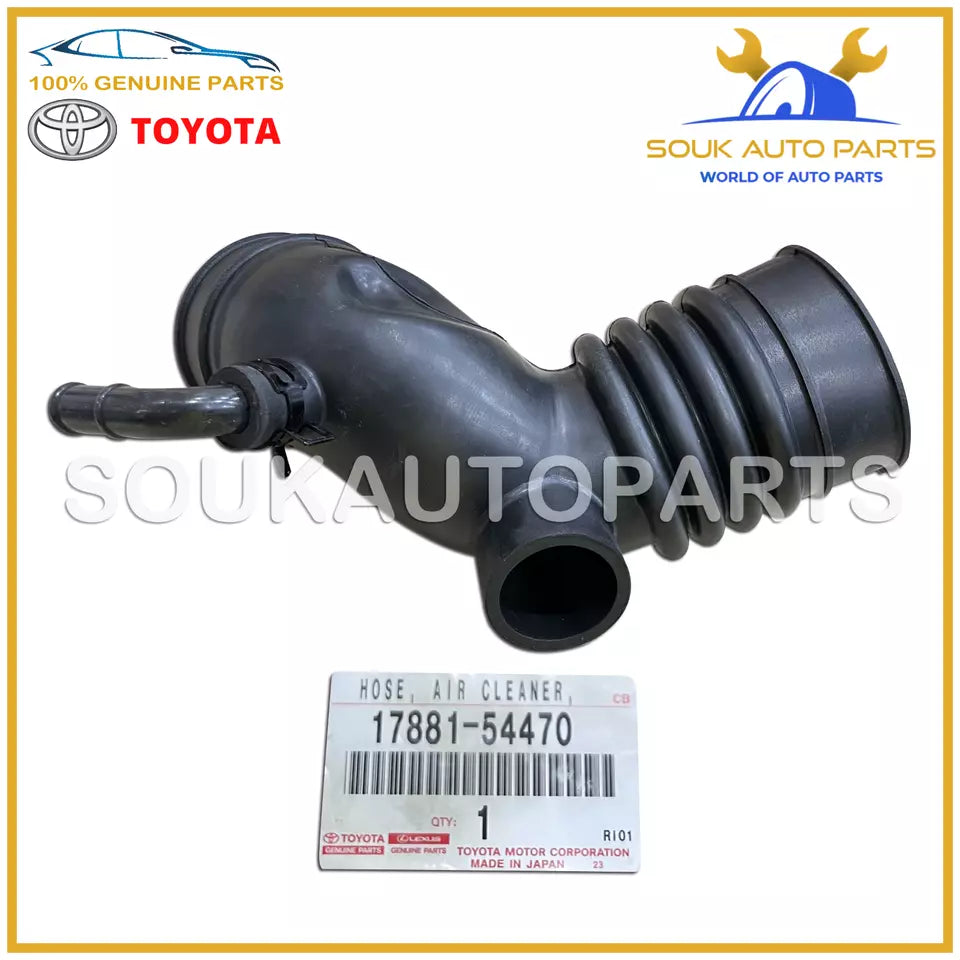 17881-54470 Genuine Toyota HOSE, AIR CLEANER, NO.3 1788154470 OEM PRADO 2L 2LTE