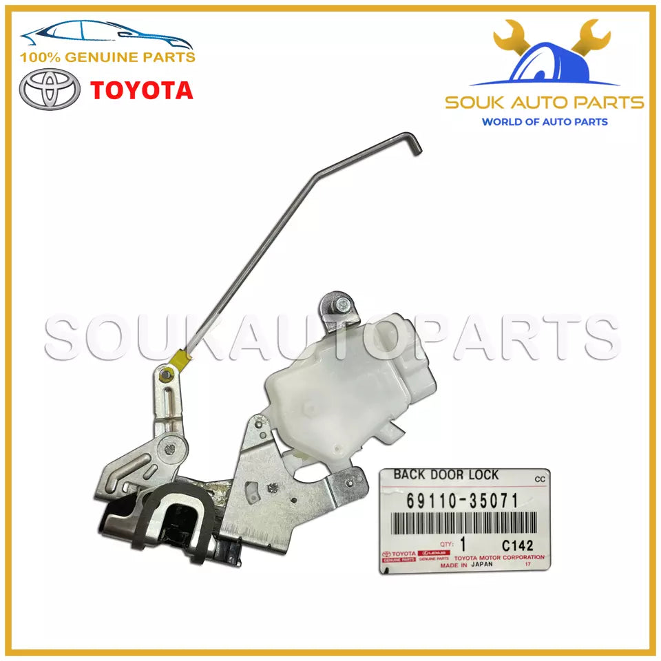 69110-35071 Genuine Toyota BACK DOOR LOCK W/MOTOR ASSY 1GR-FE FJ CRUISER