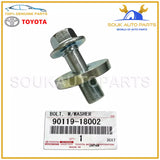 90119-18002 Genuine Toyota CRANK DAMPER PULLEY BOLT &amp; WASHER 2JZ-GTE JZA80 Supra