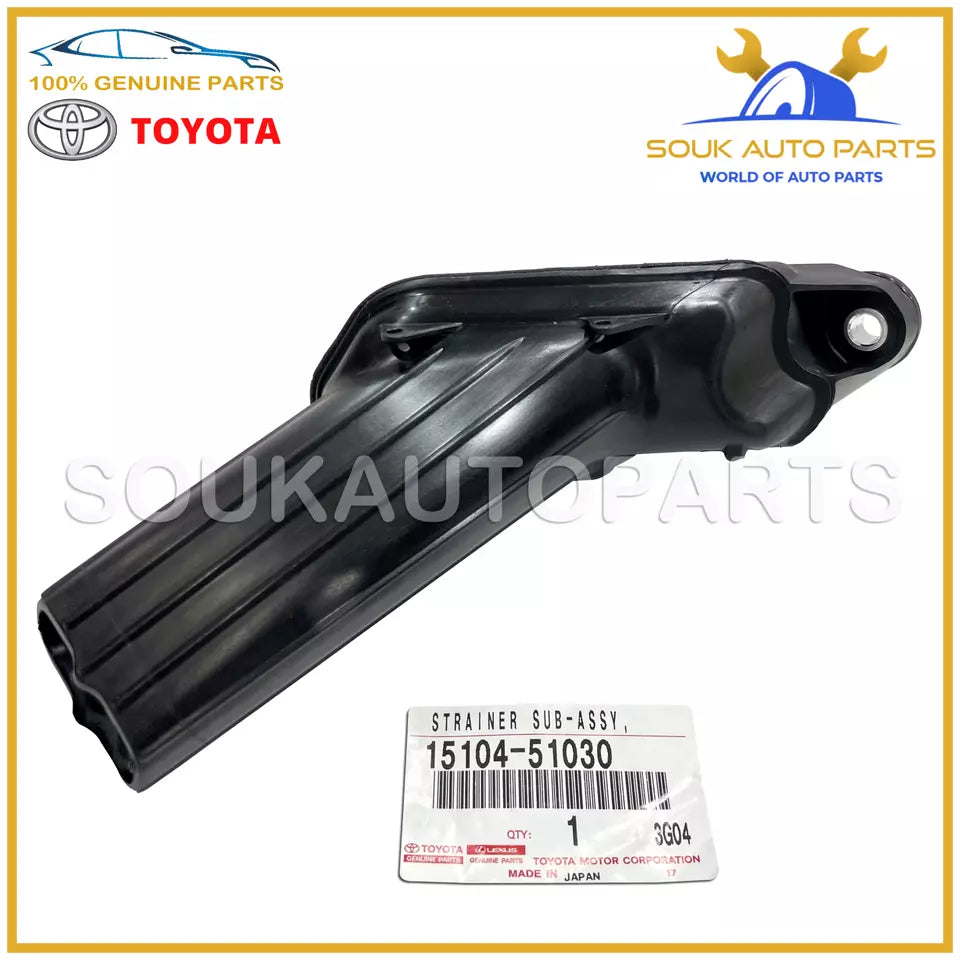 15104-51030 Genuine Toyota STRAINER SUB-ASSY, OIL 1510451030 OEM LAND CRUISER