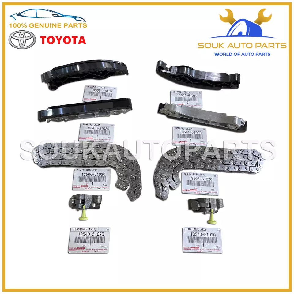 Genuine Toyota TIMING CHAIN KIT 1VD-FTV For LAND CRUISER 4.5Ltr DIESEL 07-18 OEM