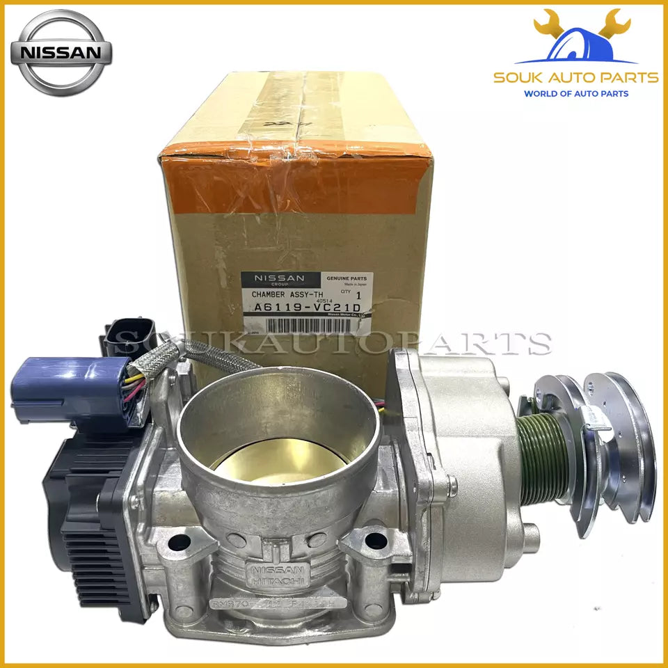 A6119-VC21D Genuine Nissan CHAMBR-THROTTLE A6119VC21D OEM