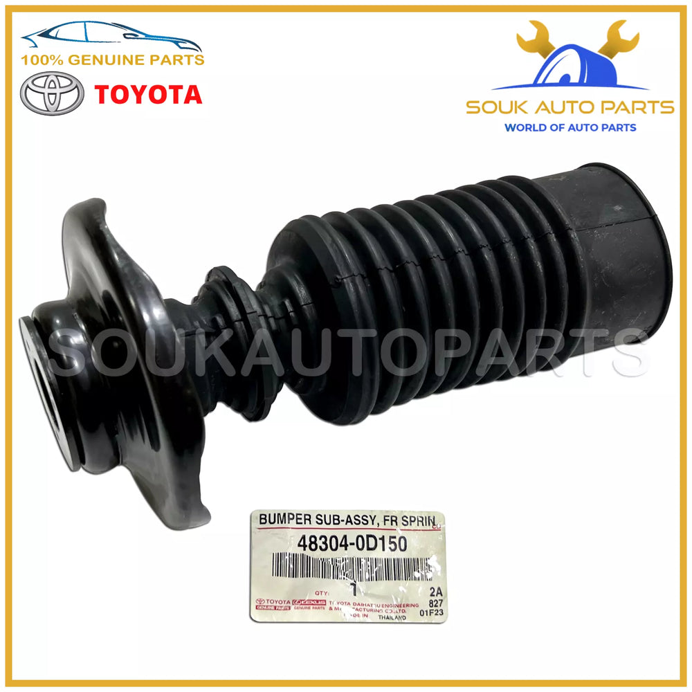 48304-0D150 Genuine Toyota BUMPER SUB-ASSY, FRONT SPRING, NO.1 483040D150 OEM