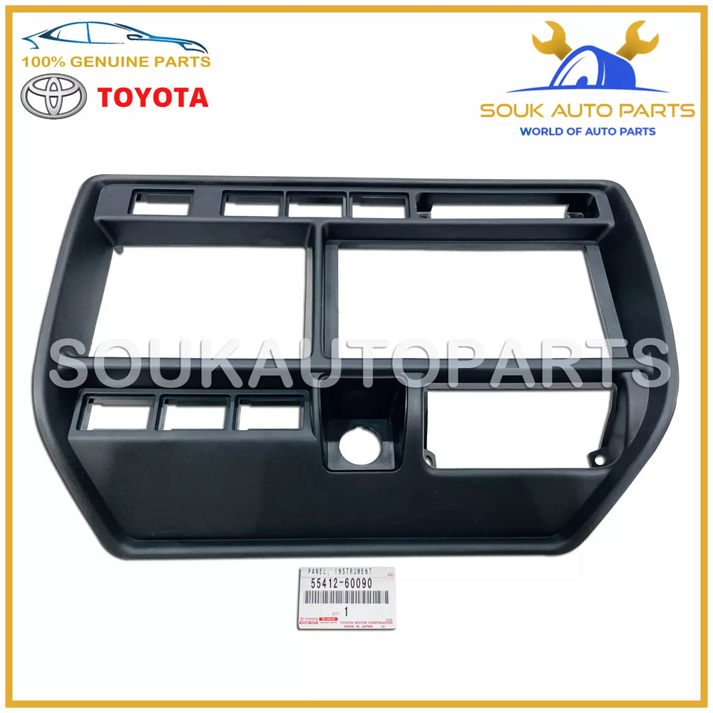 55412-60090 Genuine Toyota PANEL, INSTRUMENT CLUSTER FINISH, CENTER 5541260090