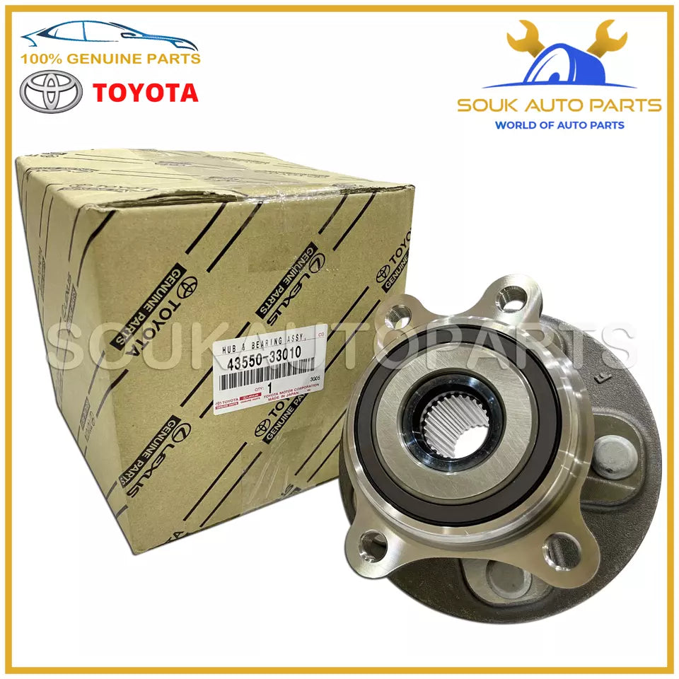 43550-33010 Genuine Toyota FRONT WHEEL BEARING &amp; HUB AVALON CCAMRY 2018-2023