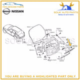 90605-CL00A Genuine Nissan SWITCH-BACK DOOR CYLINDER 90605CL00A OEM