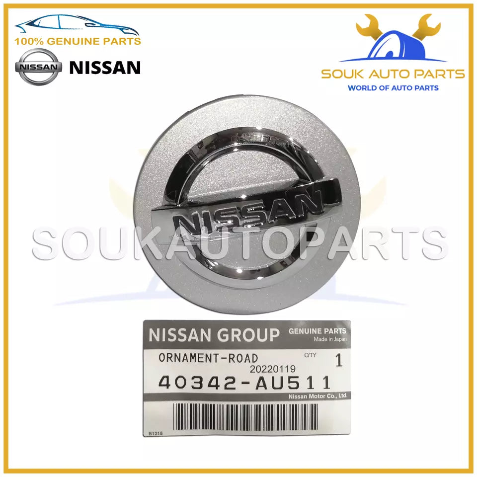 40342-AU511 Genuine Nissan WHEEL CENTER CAP COVER - Maxima Rogue 40342AU511 OEM