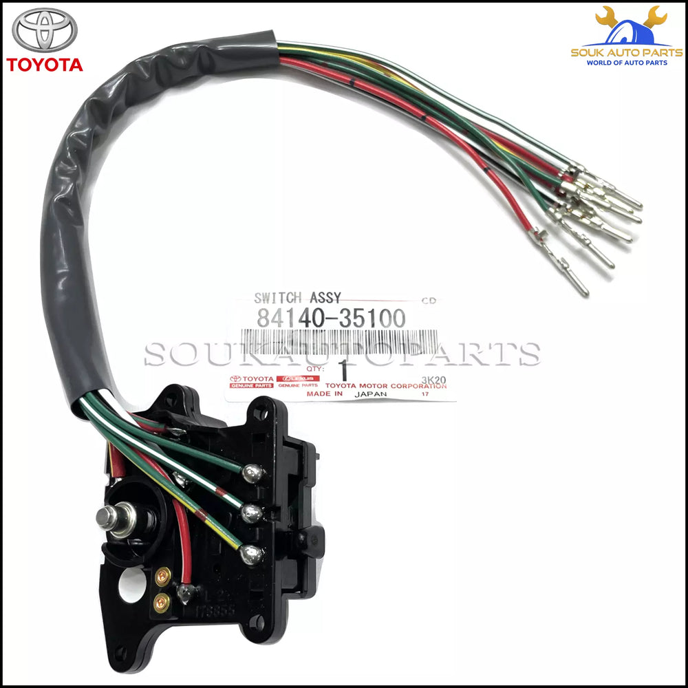 84140-35100 Genuine Toyota SWITCH ASSY, HEADLAMP DIMMER 8414035100 OEM