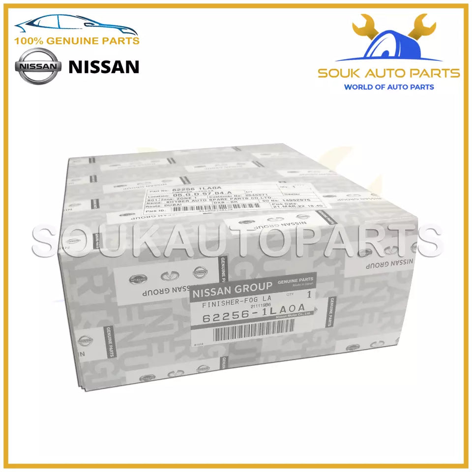 62256-1LA0A Genuine Nissan FINISHER-FOG LAMP, RH 622561LA0A OEM